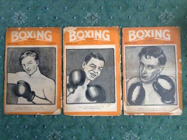 Image 2 of THREE EARLY 1935 BOXING MAGAZINES