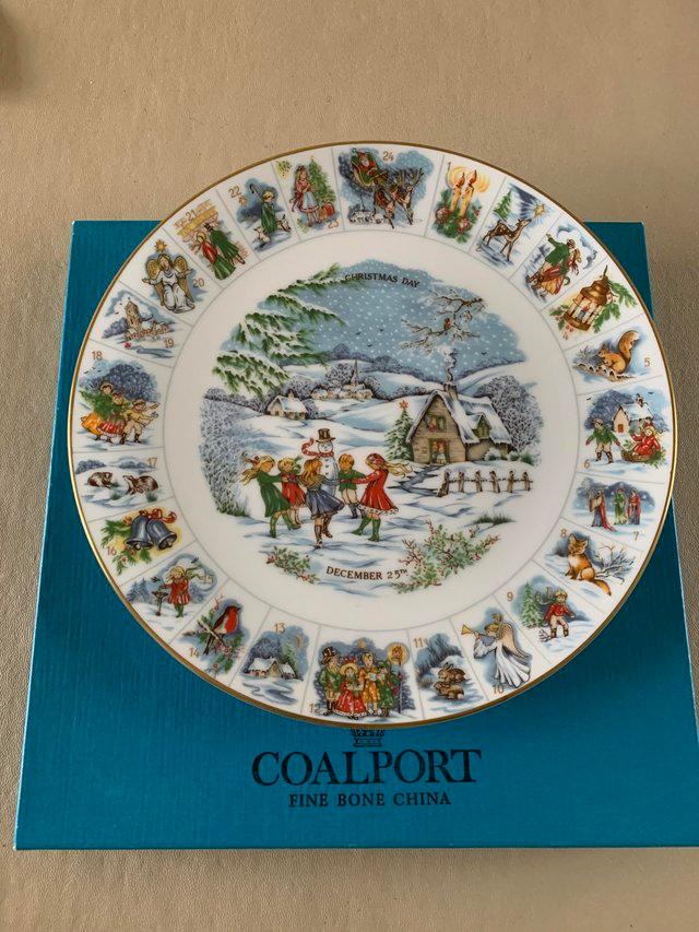 Preview of the first image of Advent Calendar Plate by Coalport.