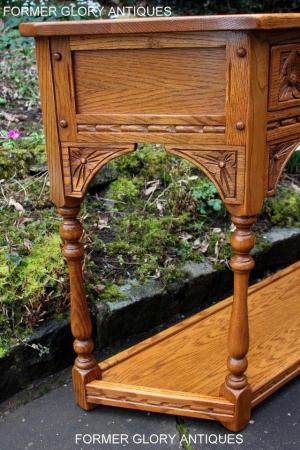 Image 71 of AN OLD CHARM VINTAGE CANTED HALL LAMP PHONE TABLE STAND