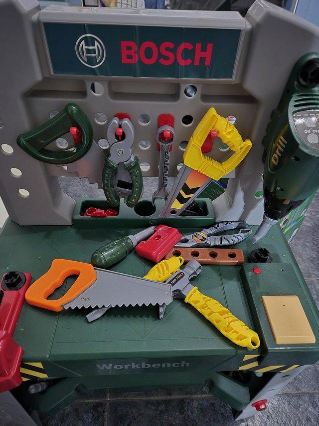Preview of the first image of Bosch Workbench assorted tools and 4 3in1 kits.