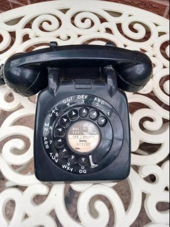 Image 1 of 1960s Bakelite Telephone GPO 706L