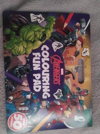 Image 1 of Marvel Avengers Colouring Fun Pad