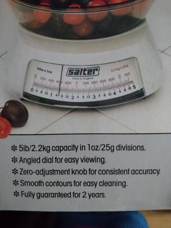 Image 3 of Kitchen Scales by Salter new unused