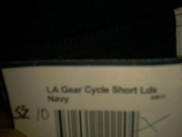 Image 1 of New Ladies LA Gear sports gym yoga shorts   Black Size 10
