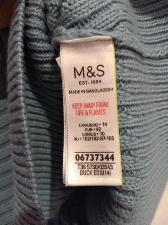 Image 9 of New Marks and Spencer M&S Collection Short Sleeved Jumper 14