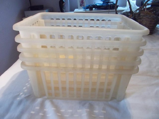 Preview of the first image of Plastic Storage Baskets For Various Uses.