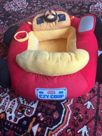 Image 1 of Little tykes cozy coupe red cushion car