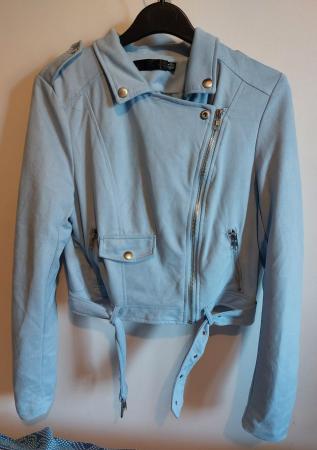Image 2 of Misguided blue jacket size 8