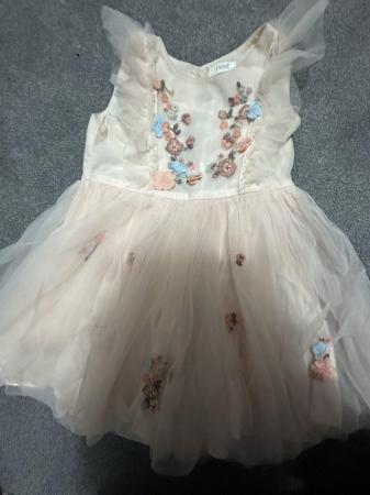 Image 2 of Next Dress with embroider flowers