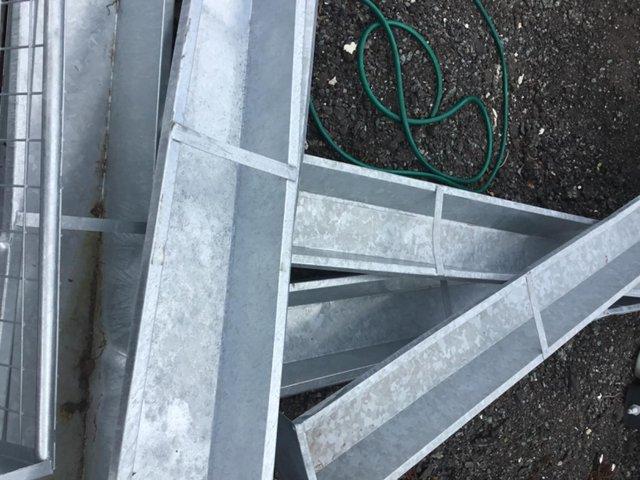Preview of the first image of Feed trough 8ft hang on Fully galvanised.