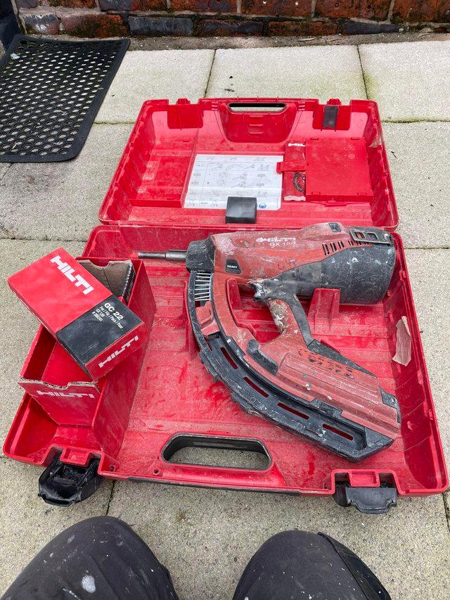 Preview of the first image of Hilti gx 120 nail gun for sale £60.
