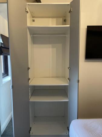 Image 2 of IKEA pax wardrobe 75cm with internal items