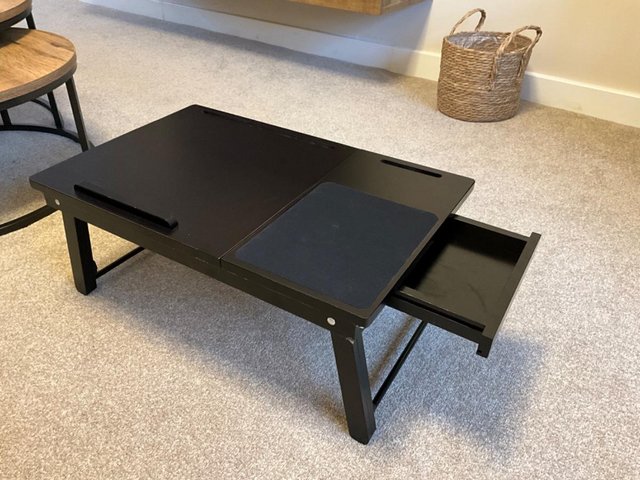 Preview of the first image of Collapsible craft table with drawer.