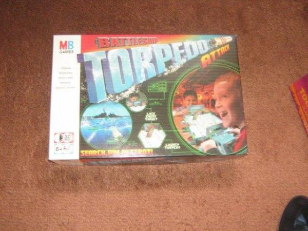 Image 1 of MB Games Torpedo Attack Battleship Game