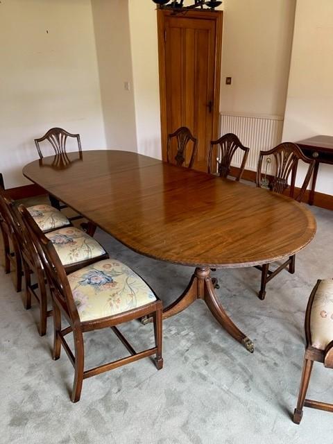 Preview of the first image of Regency Repro Mahogany Dining/Conference Table Price DROP.