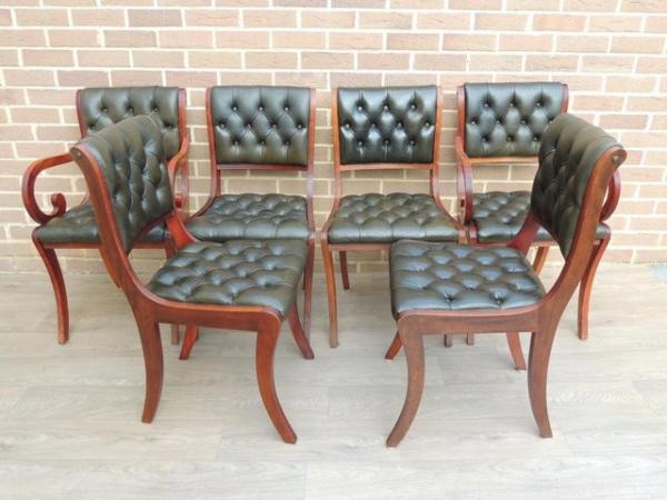 Image 6 of 6 Beresford and Hicks Chesterfield Chairs (UK Delivery)