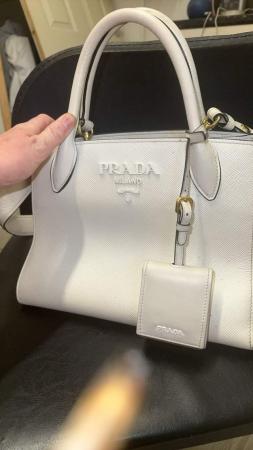 Image 2 of Designer handbag white used once