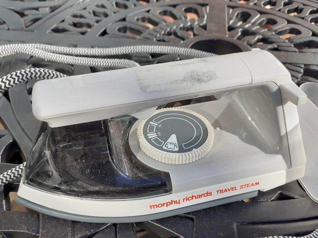 Preview of the first image of Morphy Richards Travel steam Iron. As new condition.
