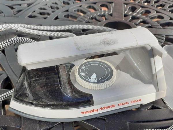 Image 1 of Morphy Richards Travel steam Iron. As new condition