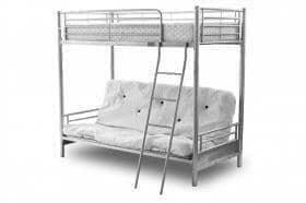 Preview of the first image of Alaska futon bunk with futon mattress and budget single mat.