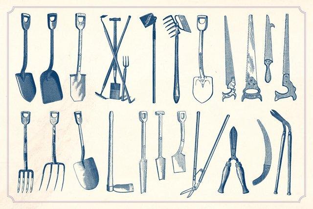 Preview of the first image of Wanted - Vintage Garden Tools.