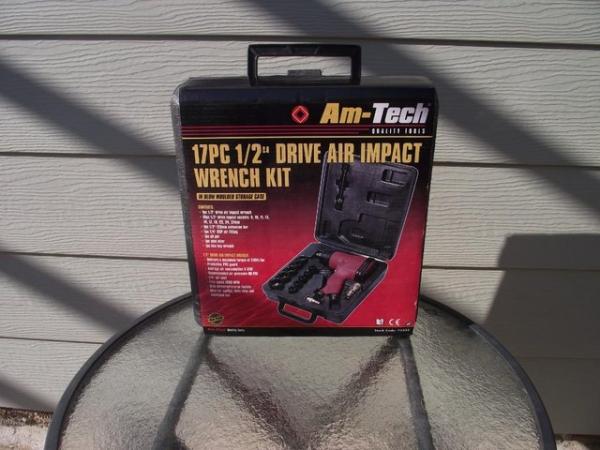 Image 2 of 17pc 1/2 drive air impact wrench kit £20