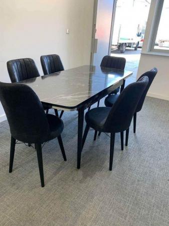 Image 1 of New Wooden Dining With Chairs for free Delivery