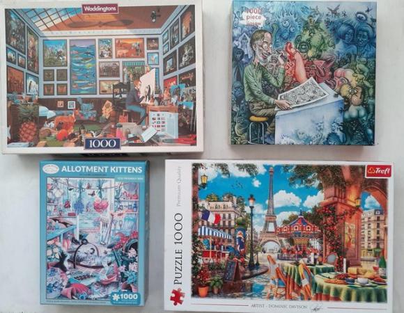 Image 2 of 1000 piece jigsaw puzzles all complete