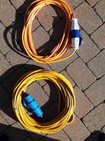 Image 1 of Caravan hookup cables 10m and 25m