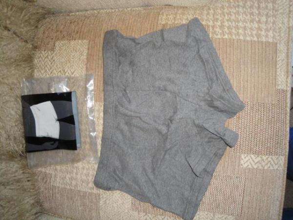 Image 1 of Cotton Hipster Pants. 1pr Grey Medium Size (C321)