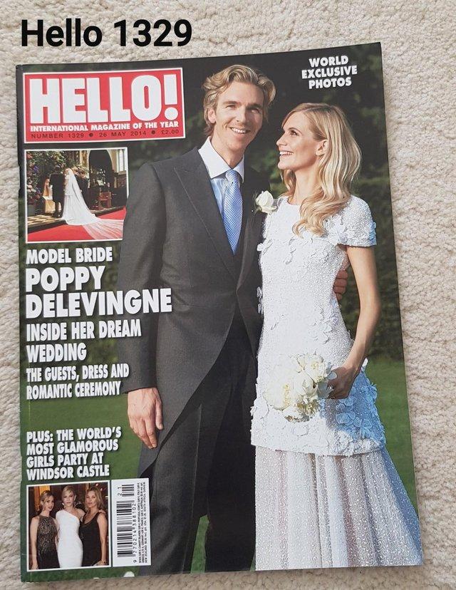 Preview of the first image of Hello Magazine 1329 - Poppy Delevingne Weds James Cook.