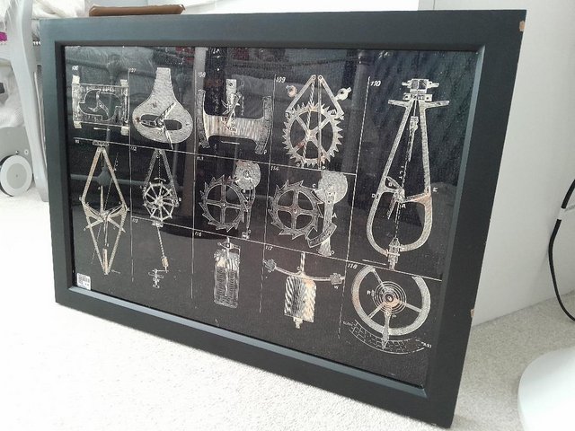 Preview of the first image of New industrial / technical drawing framed picture..
