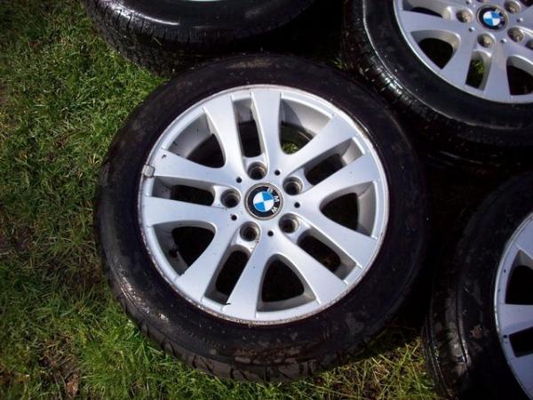 Image 5 of BMW set of wheels and tyres 205.55R16