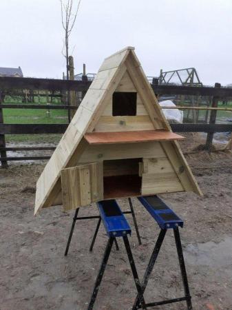 Image 3 of Hand Built Outdoor Barn owl nest box
