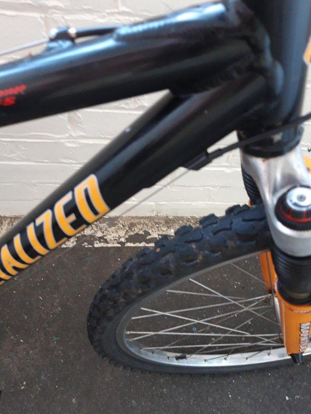 Preview of the first image of SPECIALIZED ROCKHOPPER FRONT SUSPENSION MOUNTAIN BIKE USED.