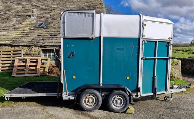 Preview of the first image of Ifor Williams Horse Trailer 505R Green.