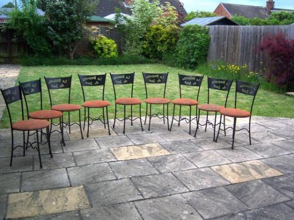 Image 3 of Ex Bistro CHAIRS (Project?)   X 9    £10 each