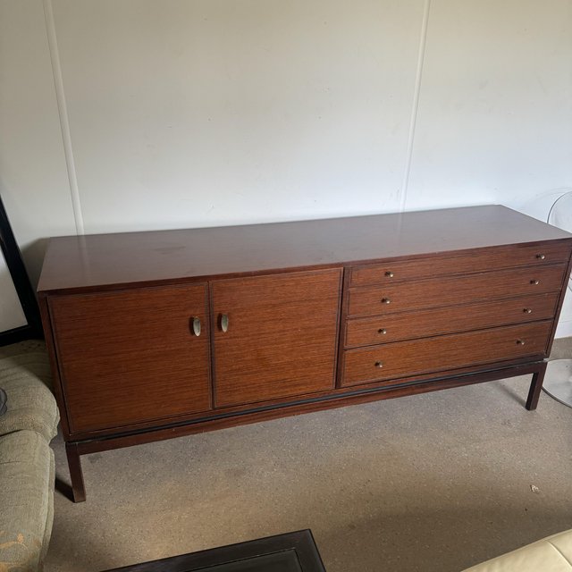 Preview of the first image of 3 Piece Mid Century Teak Living Room set By Greaves & Thomas.