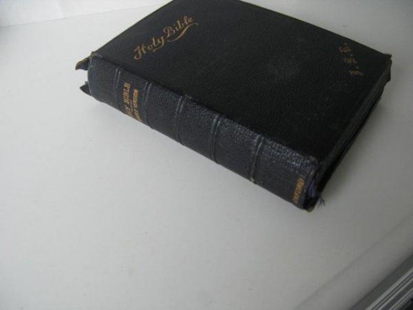 Image 2 of antique Bible 1885 little used