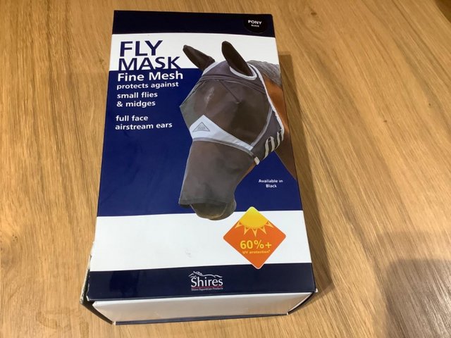 Preview of the first image of Shires pony fly mask,never been used..