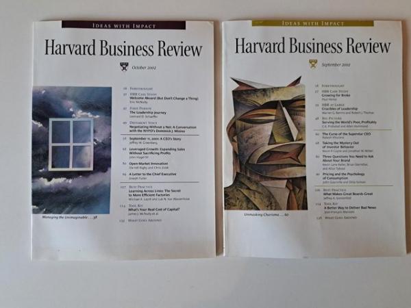 Image 3 of Harvard Business Review Management Magazines.15. VGC