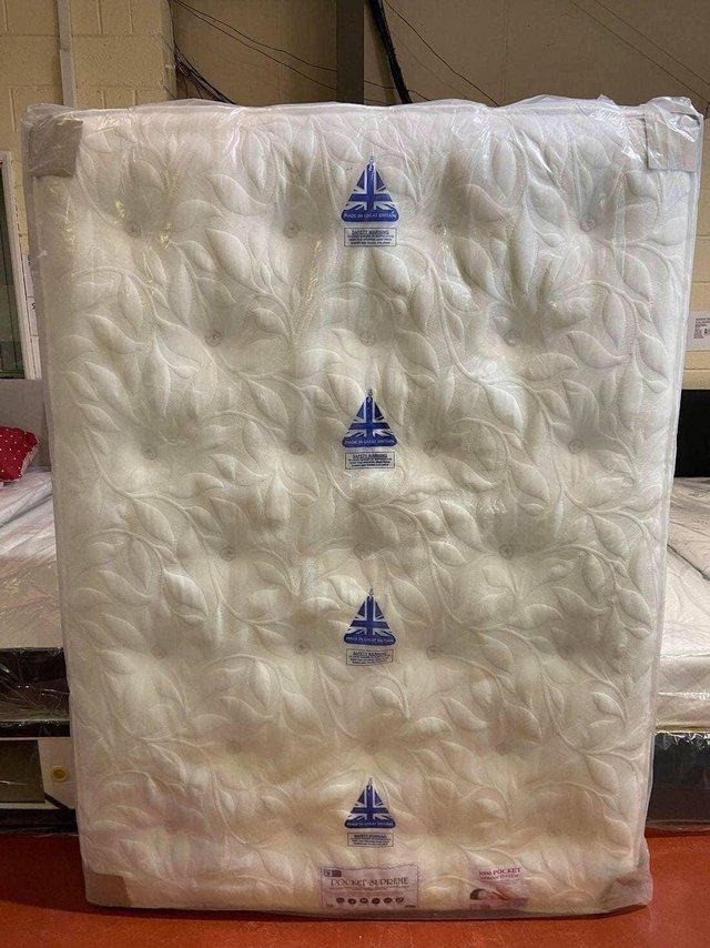 Preview of the first image of DOUBLE SUPREME 1000 POCKET SPRUNG MATTRESS.