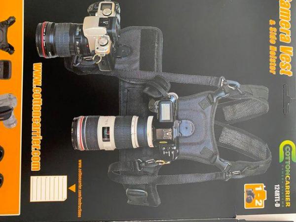 Image 1 of NEW COTTON CARRIER VEST FOR CAMERAS