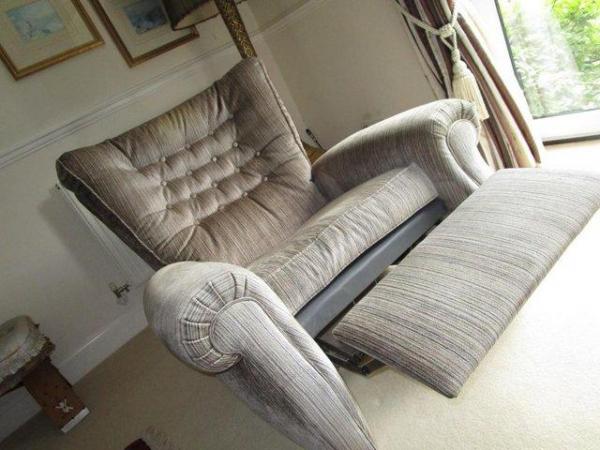 Image 1 of Comfy reclining armchair. As good as new