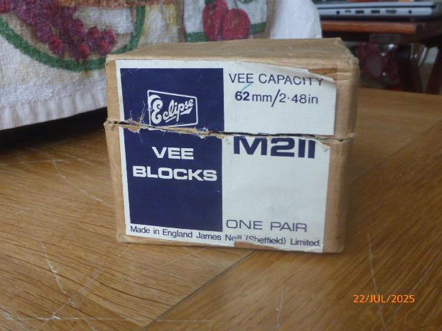 Eclipse M211 Vee Blocks, Unused — photo 2 of 3