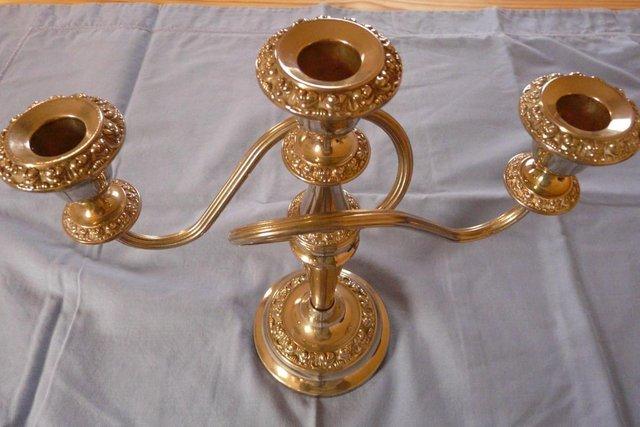 Image 1 of Silver plated table Candelabra