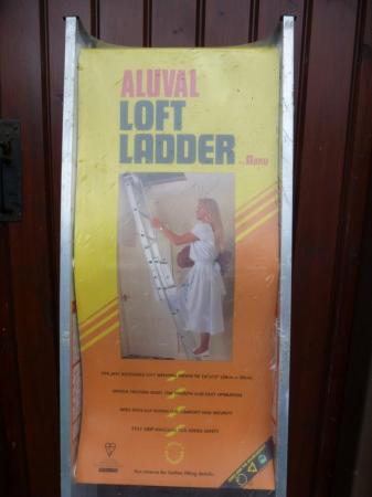 Image 1 of ABRU Loft Ladder. Two Section.