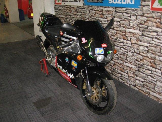 Preview of the first image of 1998 R-reg Aprilia RS250 Chesterfield 2 stroke GP replica.