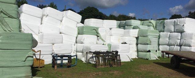 Preview of the first image of Quality Horse Haylage 250kg bale.