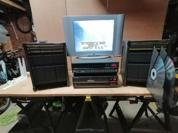 Image 3 of Pioneer cdg karaoke laser disc players and a CDG discs